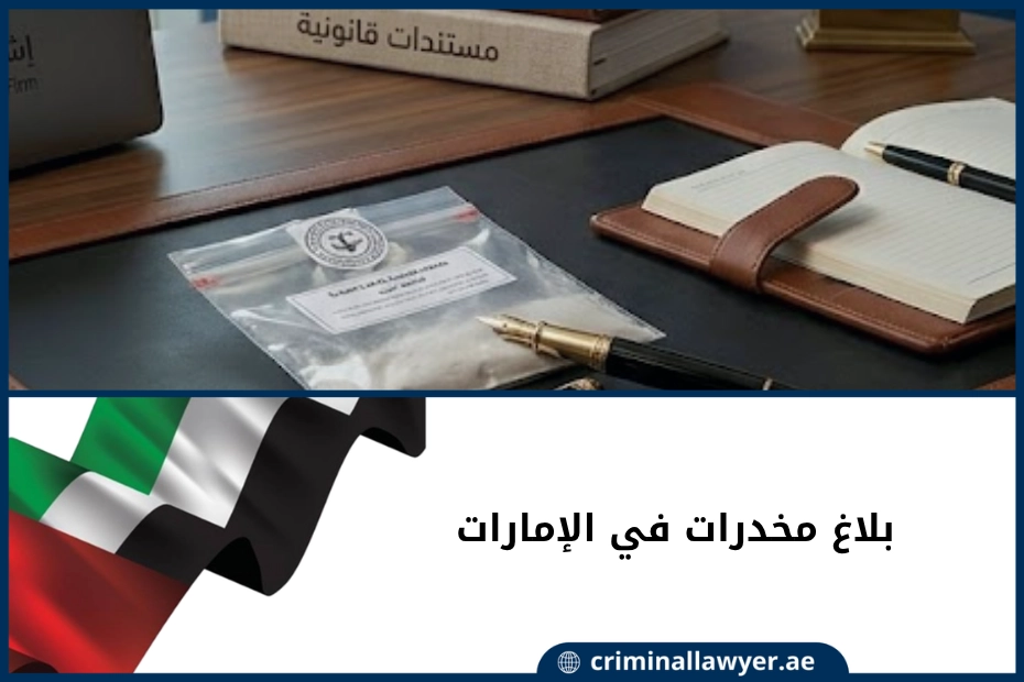 بلاغ مخدرات في الإمارات
