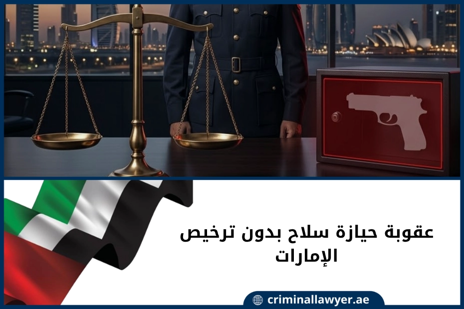 عقوبة حيازة سلاح بدون ترخيص الإمارات