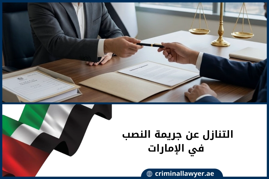 التنازل عن جريمة النصب في الإمارات