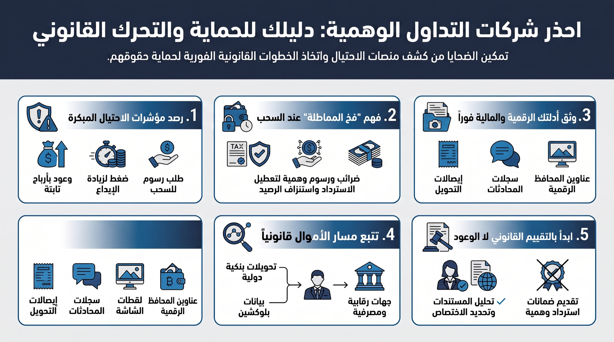 دليل الحماية من التداول الوهمي